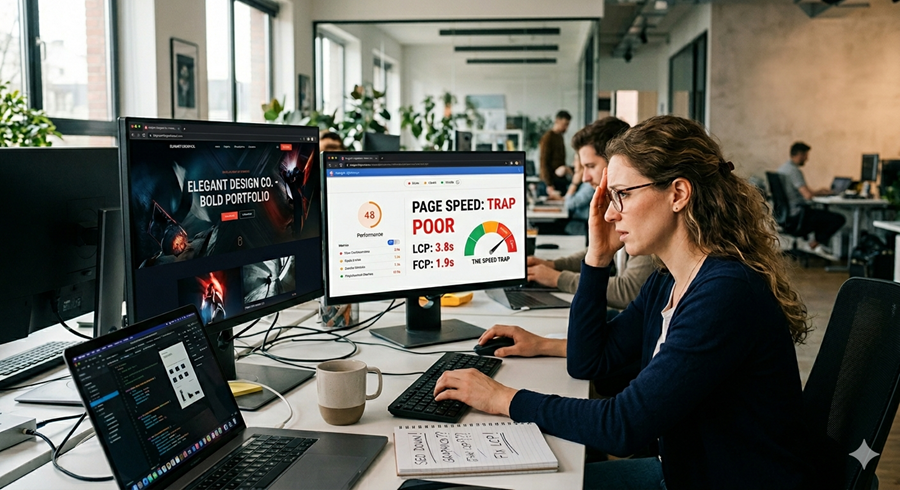 The Speed Trap: How Heavy Graphics Hurt SEO Performance