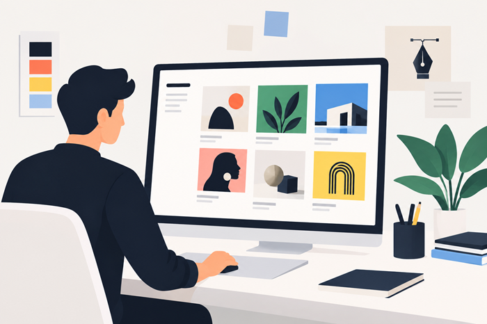 Graphic Design Portfolio Layout: A Minimal Approach
